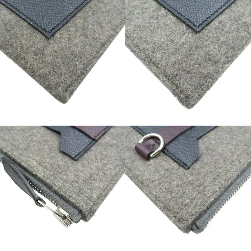 Hermes Toudou 29 Veau Epsom Felt Silver Hardware Grimoire Blue Indigo Lesan